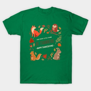 Thanksgiving Thankful Give Thanks T-Shirt